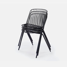 Load image into Gallery viewer, Terrace Stacking Chair Black