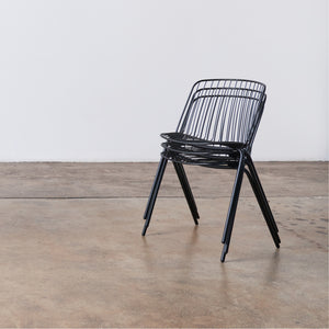 Terrace Stacking Chair Black