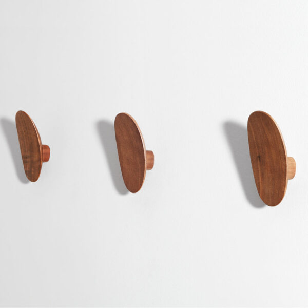 Luna Wall Hook Large Walnut - Image 3
