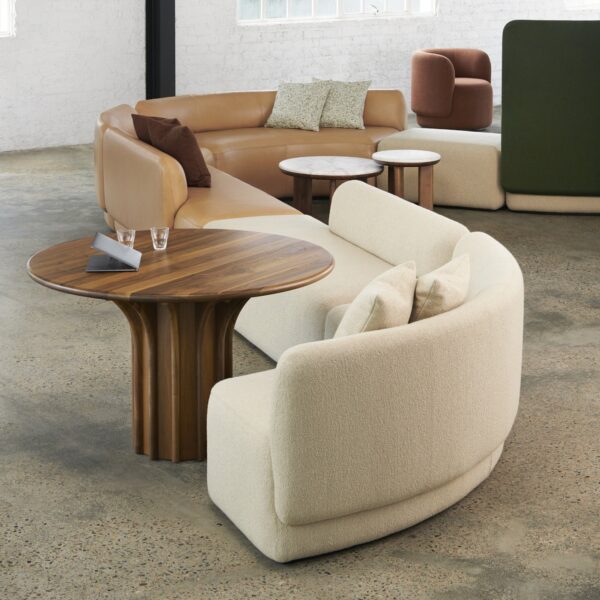 Mega Tulip Round Chaise Left - Image 3