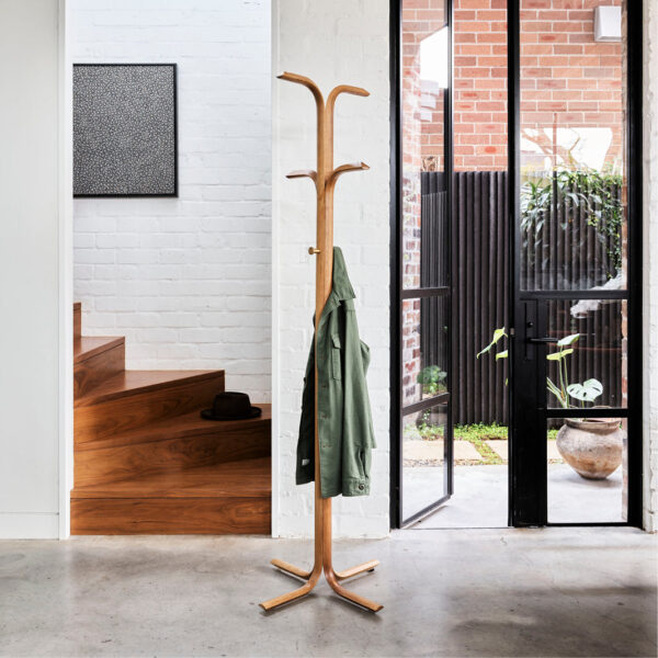 Furl Coat Stand Black Oak - Image 4