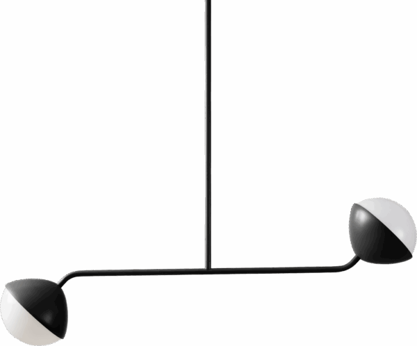 Jolly Lighting Double Rod Pendant - Image 4