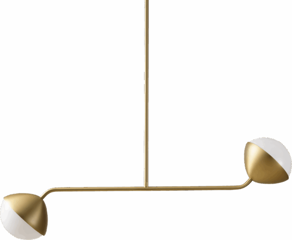 Jolly Lighting Double Rod Pendant - Image 5